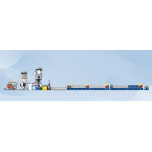 Cheap Polyester PET Strap Making Machine Production Line Siemens Motor 200kg/H wholesale