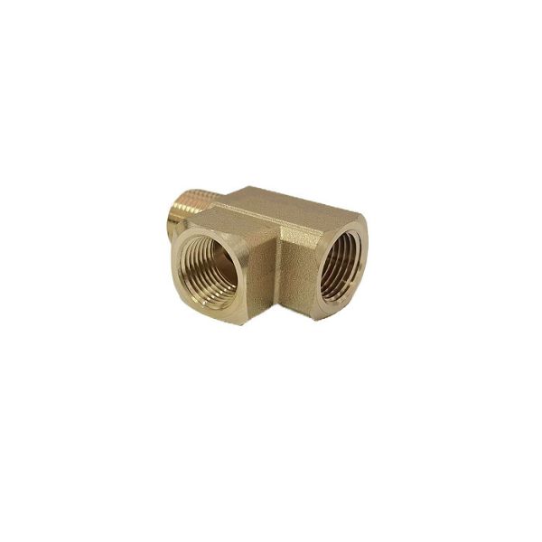 CNC Brass 90 Degree Elbow 3/8 NPT Male 3/8" NPT Female