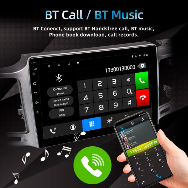 10.1 Inch Toyota Android Car Stereo Android11 Car Stereo GPS Navigation For Toyota RAV4 2013-2017