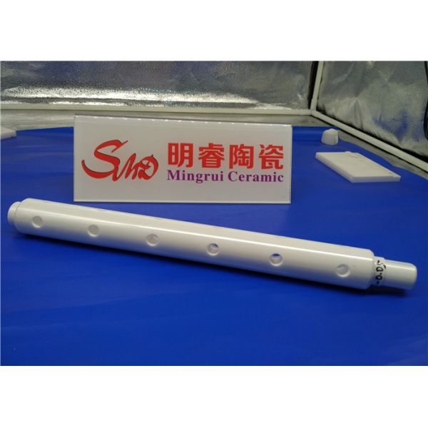 Wear Resistant 97% Alumina Thermocouple Protection Tubes / Machinable Ceramic Rod