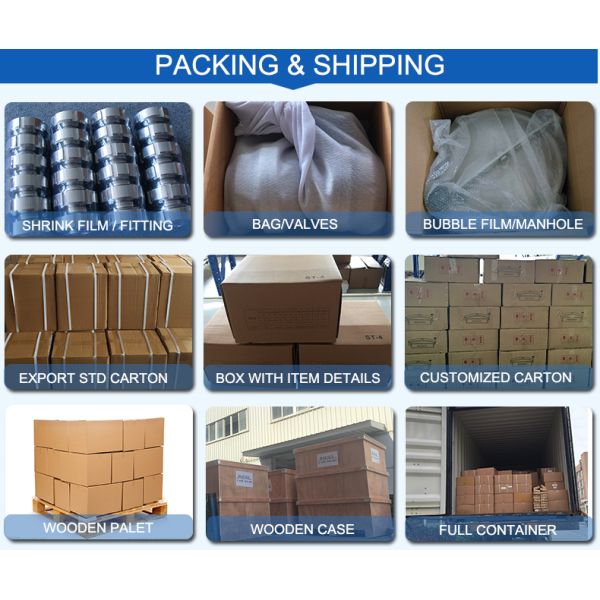 Sanitary SS Pipe Fittings Four Way Cross DN150 Mirror Polished