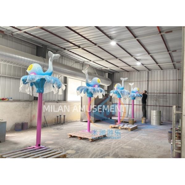 Flower Shape Water Splash Pad 2.0m Height Attractive With Good Looking