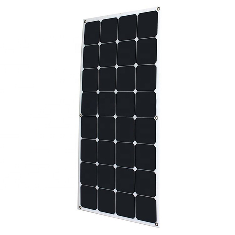 Frameless Bifacial Portable Flexible Solar Panels Cell 200W 36V