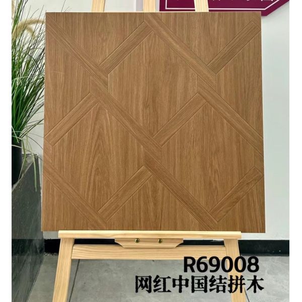 Brown 60x60cm AAA Grade Ceramic Wooden Tile for Indoor Flooring