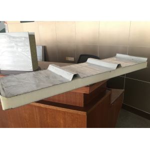 Cheap Warehouse Insulated Metal Roof PUR Foam PU Sandwich Panel wholesale