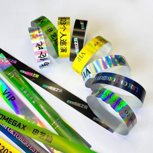 Water Resistant Festival Tyvek Wristbands , Disposable Printable Paper