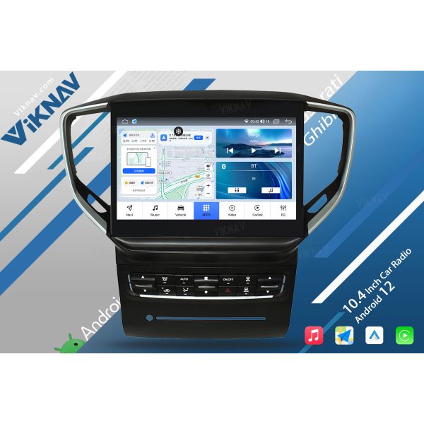 2013-2017 Maserati Ghibli Aftermarket Radio Wireless Carplay Android 10.4 Inch