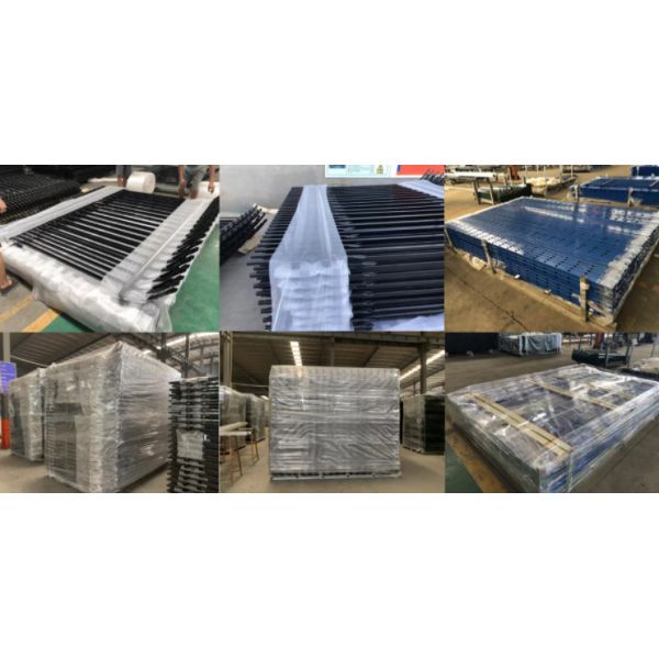 Security Galvanized W / D Pale Steel Palisade Fencing 1.8m Height 2.75m Width