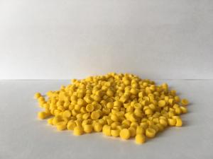 China Yellow Soft Flame Retardant PVC Compound Lead-Free Normal type on sale