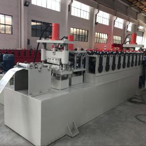 Cheap C Channel Cable Tray Roll Forming Machine , Cable Trunking Cover Metal Roll Forming Machines wholesale