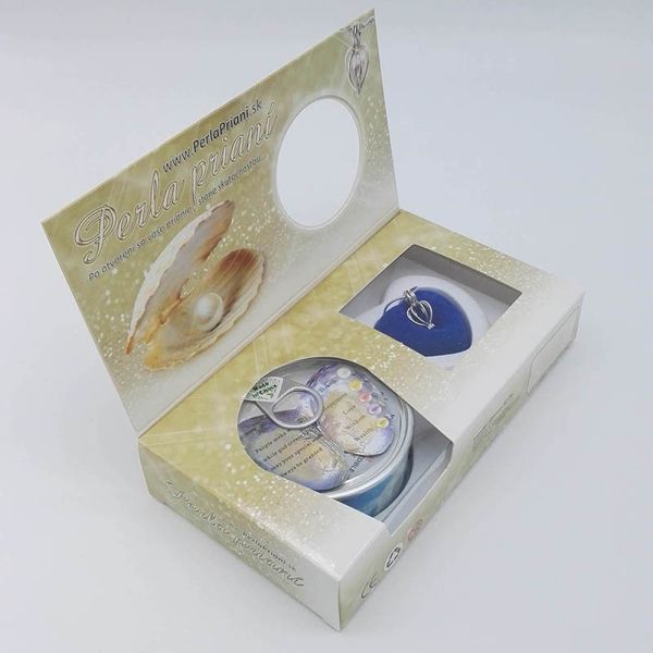 Festive Birthday Gift Love Wish Pearl Kit Heart Cage Pendant with 17 " Chain Necklace Love Lovers