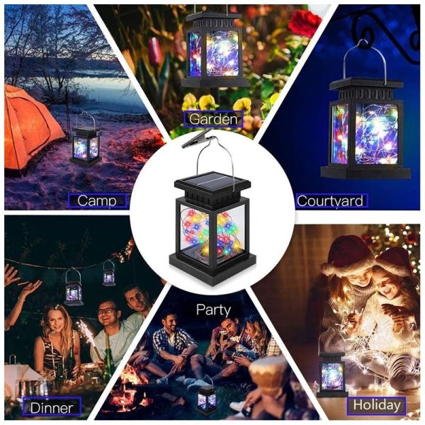 Lawn Camping Outdoor Palace Solar Garden Lanterns IP65 Ambient Courtyard Solar Lights