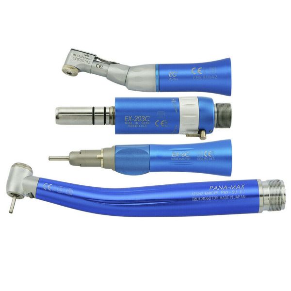 Colorful Dental Handpiece Turbines , Nsk Led High Speed And Low Speed Handpieces