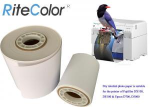 Cheap Inkjet 4&quot; 5&quot; 6&quot; X 65M Glossy Dry Lab Photo Paper Roll For Fuji DX100 / DE100 / Epson D700 / D3000 wholesale