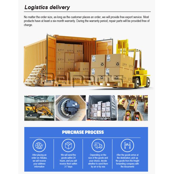 Belparts Excavator Travel Motor Assembly 9243839 9256989 9242907 9257553 For Hitachi ZX200 ZX240-3 ZX240-5G ZX250-5B