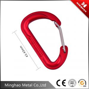 Cheap Fishion red carabiner snap hook for climb accessories,43.43mm,red color wholesale