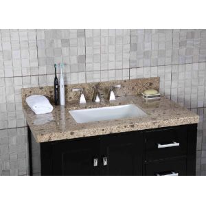 Cheap 49 Inch Custom Bathroom Vanity Tops , Bathroom Sink Countertop Units wholesale