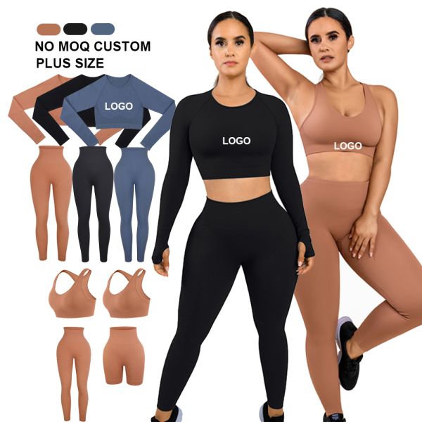HEXIN Seamless Yoga Set for Women 7 Days Sample Order Lead Time Support Shipment Aramex