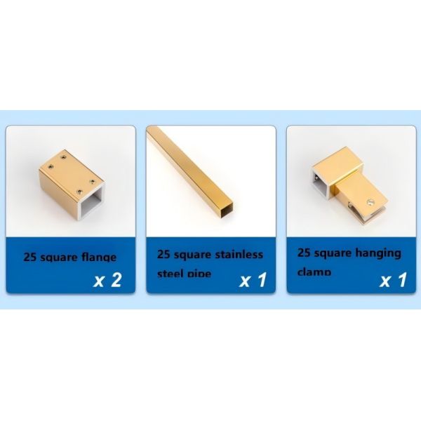 Customizable Shower Door Wall Profile Rustproof Bathtub Sliding Door Frame