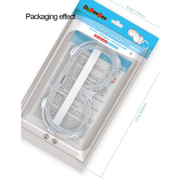 Anti Fog Medical Safety Eye Protection Goggles Chemical Resistant Goggles
