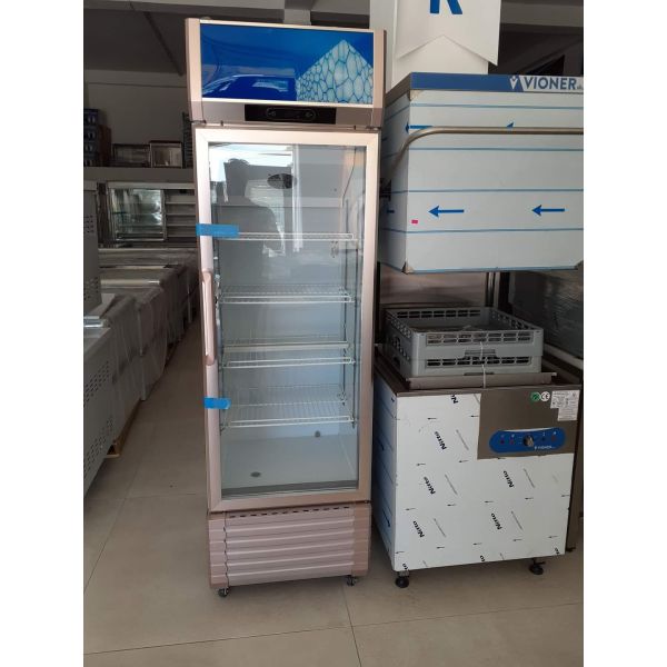 Hot Sale Vertical Single Glass Door Beer Display Cooler Beverage Refrigeration Display Cheap Price