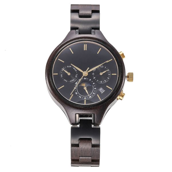 ladies wooden watches , wood Band 38mm Automatic Wrist Watches ,Seagull Movement