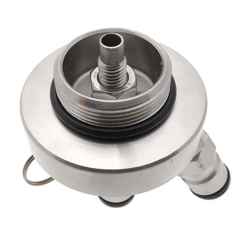 30PSI Safe Valve Mini Keg Ball Lock Lid Stainless Steel Dispenser