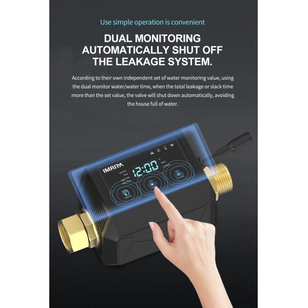 160L Smart Home Wireless Water Leak Monitor , 100V Smart Home Leak Detector