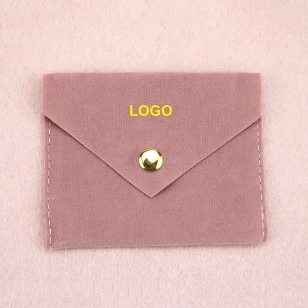 Wholesale Personalized Colorful Muslin Bag Custom Small Cotton With Button Pouch Bag