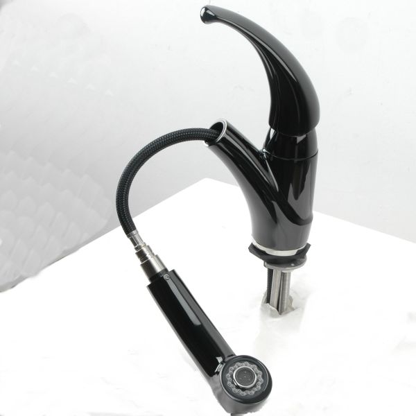 China Cupc Faucets Deck Mounted Colourful Faucet Black Color Kitchen Faucet Mixer