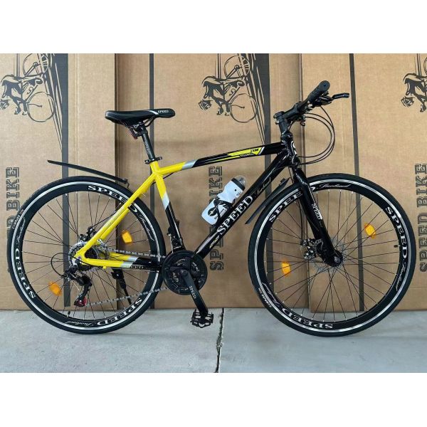 21 Speed Carbon Steel Disc Brake Gear Racing Cycle 700c Road Bike Men Bicycle Aluminum Alloy Frame