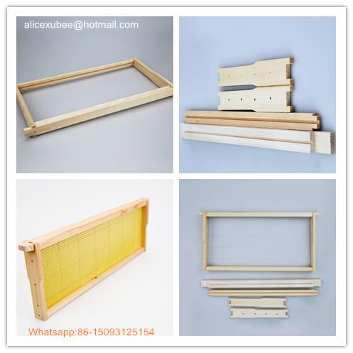 Quality Beekeeping Pine Wooden Langstroth beehive frames for sale