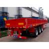 Buy cheap CIMC side wall semi trailer for bulk cargo 40 ft flatbed trailer with side wall from wholesalers