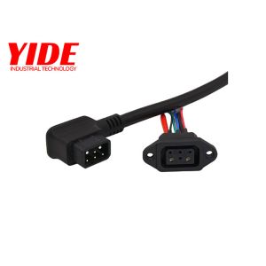 Reliable Motorcycle Electrical Connector Interlocking 2PIN + 4PIN Male