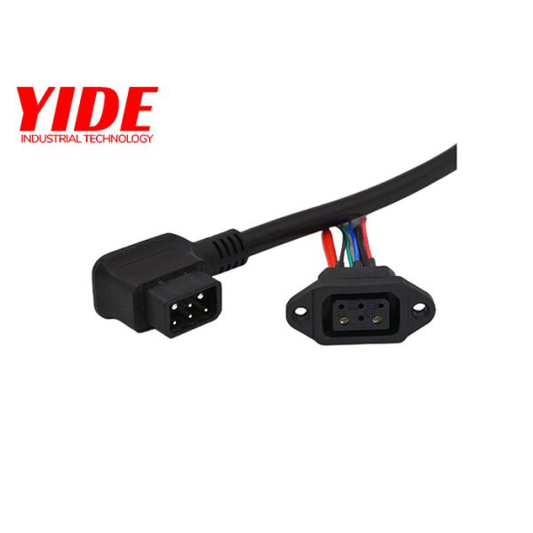 Reliable Motorcycle Electrical Connector Interlocking 2PIN + 4PIN Male