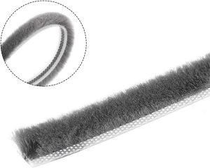 China Anti Insect Brush Gray Wool Pile Weatherstripping 7*11mm 7*9mm 6*9mm on sale