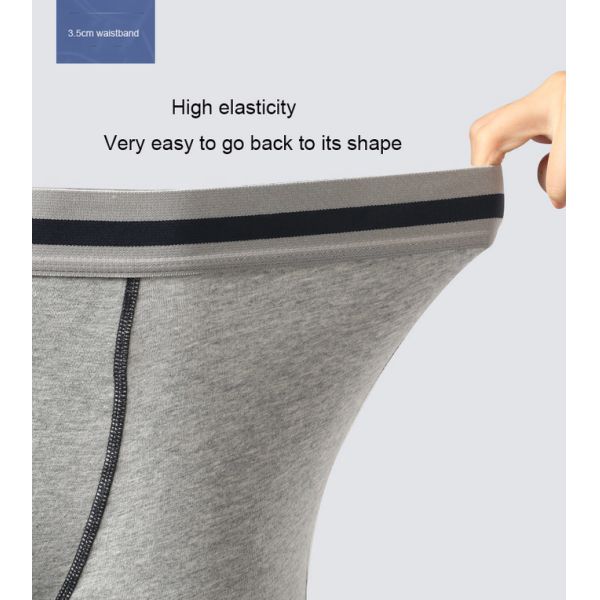 Athletic Fitness Sportswear Mens Boxer Briefs Underwear Long Leg Compression Running