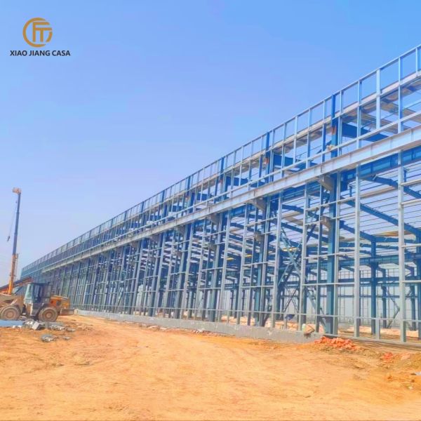 Steel Frame Prefabricated Warehouse Solutions - Metal Building Structure for Industrial/Commercial Applications