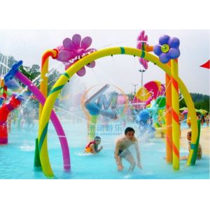 Attractive Outdoor Splash Pad Circular Rings High Durability
