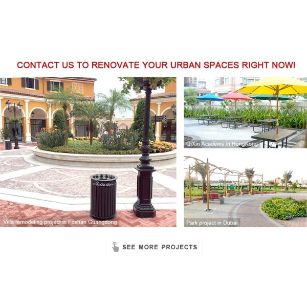 recycled plastic outdoor benches