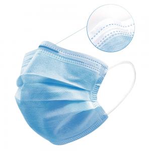China Anti Flu Disposable Medical Mask 3 Layers PP Non Woven Standard Earloop Face Mask on sale