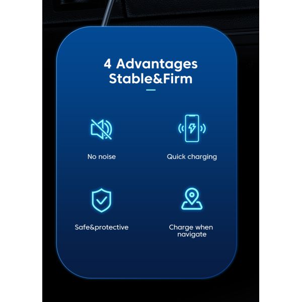 Essager 2022 Premium Air Vent Infrared Control Cell Phone Holder Fast Charging Mount 15W Qi Wireless Charging Holder For Car