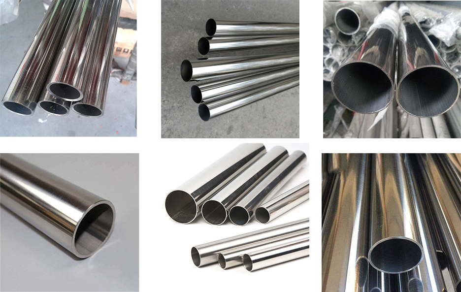 Polished Welded Stainless Steel Pipe Corrosion Resistant Astm 201 304 304l 316l Round