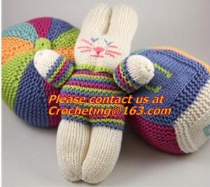 China Hand Crochet Toys, Crochet Baby Shower Gifts,Crocheted Craft Crochet Animal Rabbit Toy on sale