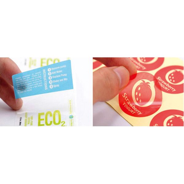 Eco Friendly Waterproof Qr Code Stickers , Custom Vinyl Self Adhesive Stickers