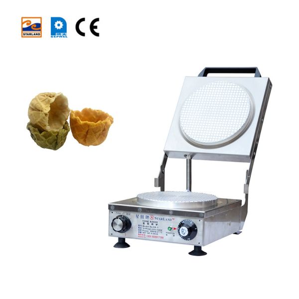 Small Home Electric Grill Ice Cream Cone Baker Semi Automatic