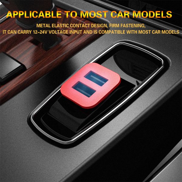 4.8A Dual USB CAR CHARGER Universal Compatible HOCO USB CAR CHARGER for all electronics