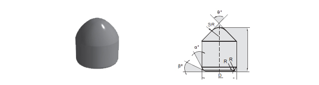 Cemented Carbide Mining Drilling Tools 100% Virgin Material Long Service Life