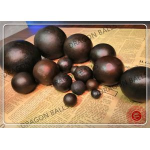 Cheap Low Chrome Cast Iron Grinding Balls 40mm Excellent Impact Resistance wholesale