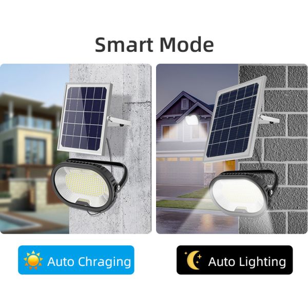 Waterproof DC6V 6000K LED Solar Flood Light With Remote Control Ip65